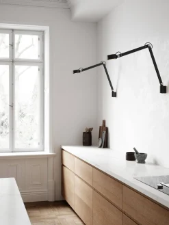 Wielofunkcyjna lampa stołowa NOBU Nordlux LED Metal Czarny