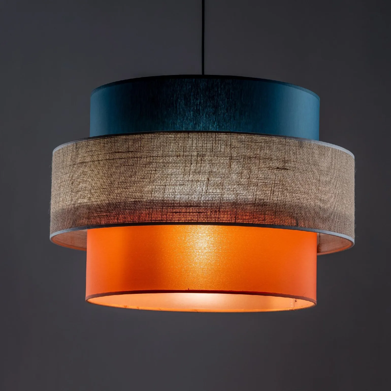 Wielokolorowa lampa wisząca TRIO JUTA 1 (2758) - TK Lighting