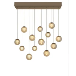 Wisząca lampa na pilota, z regulacją światła i wysokości PURE POPUP BRĄZOWA (2590-97) - Paul Neuhaus