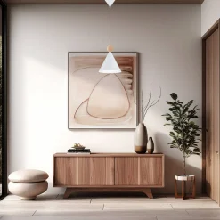 Wisząca lampa w stylu skandynawskim KEGEL M (8629) - Argon