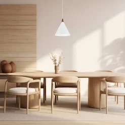 Wisząca lampa w stylu skandynawskim, nad stół KEGEL L (8631) - Argon