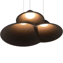 Wisząca lampa z filcu MAXLIGHT P0565 BELMOND BLACK&GREY