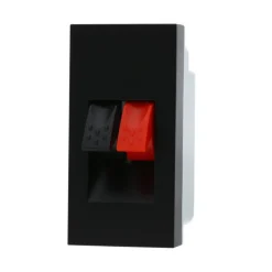 WKŁAD AUDIO ZACISKOWY czarny WAUDIO-S-62 Livolo