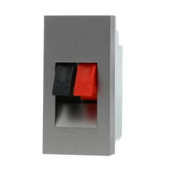 WKŁAD AUDIO ZACISKOWY srebrny WAUDIO-S-64 Livolo