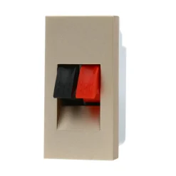 WKŁAD AUDIO ZACISKOWY złoty WAUDIO-S-63 Livolo