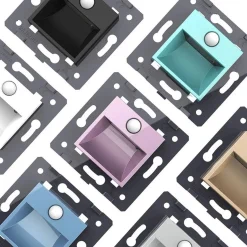 Wkład oświetlenia schodowego z czujką ruchu ze szklanym panelem (VL-LS-PIR-62) - Livolo