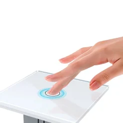 Wkład włącznika dotykowego pojedynczego EC Wi-Fi ze złotym panelem szklanym (VL-C701EC-63) LIVOLO