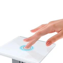 Wkład włącznika dotykowego pojedynczego EC Wi-Fi z czarnym panelem szklanym (VL-C701EC-62) LIVOLO