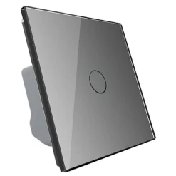 Wkład włącznika dotykowego pojedynczego EC Wi-Fi ze srebrnym panelem szklanym (VL-C701EC-64) LIVOLO
