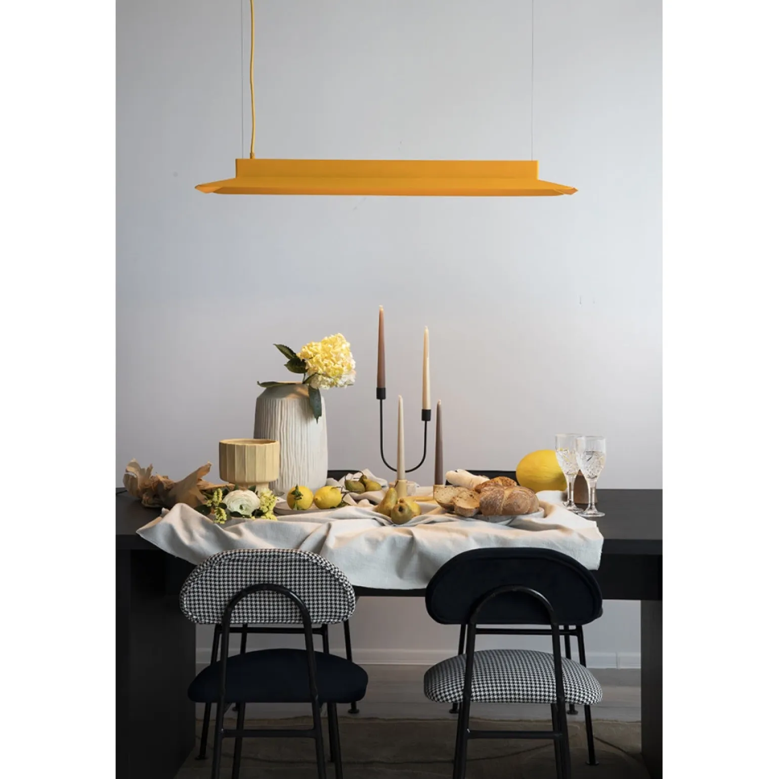 YOTTSU B czarna sufitowa lampa wisząca (YOB622P02) - Ummo