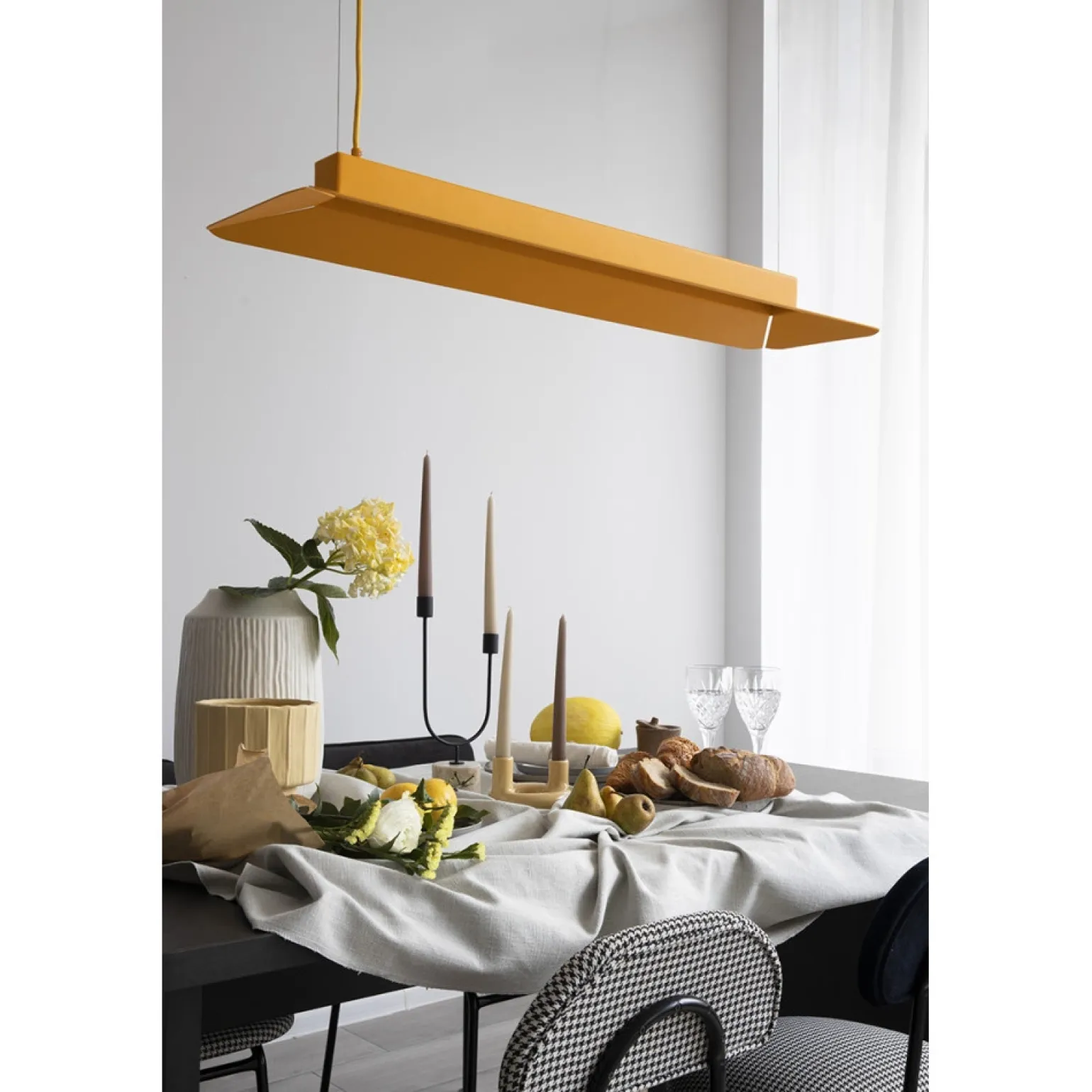 YOTTSU B czarna sufitowa lampa wisząca (YOB622P02) - Ummo