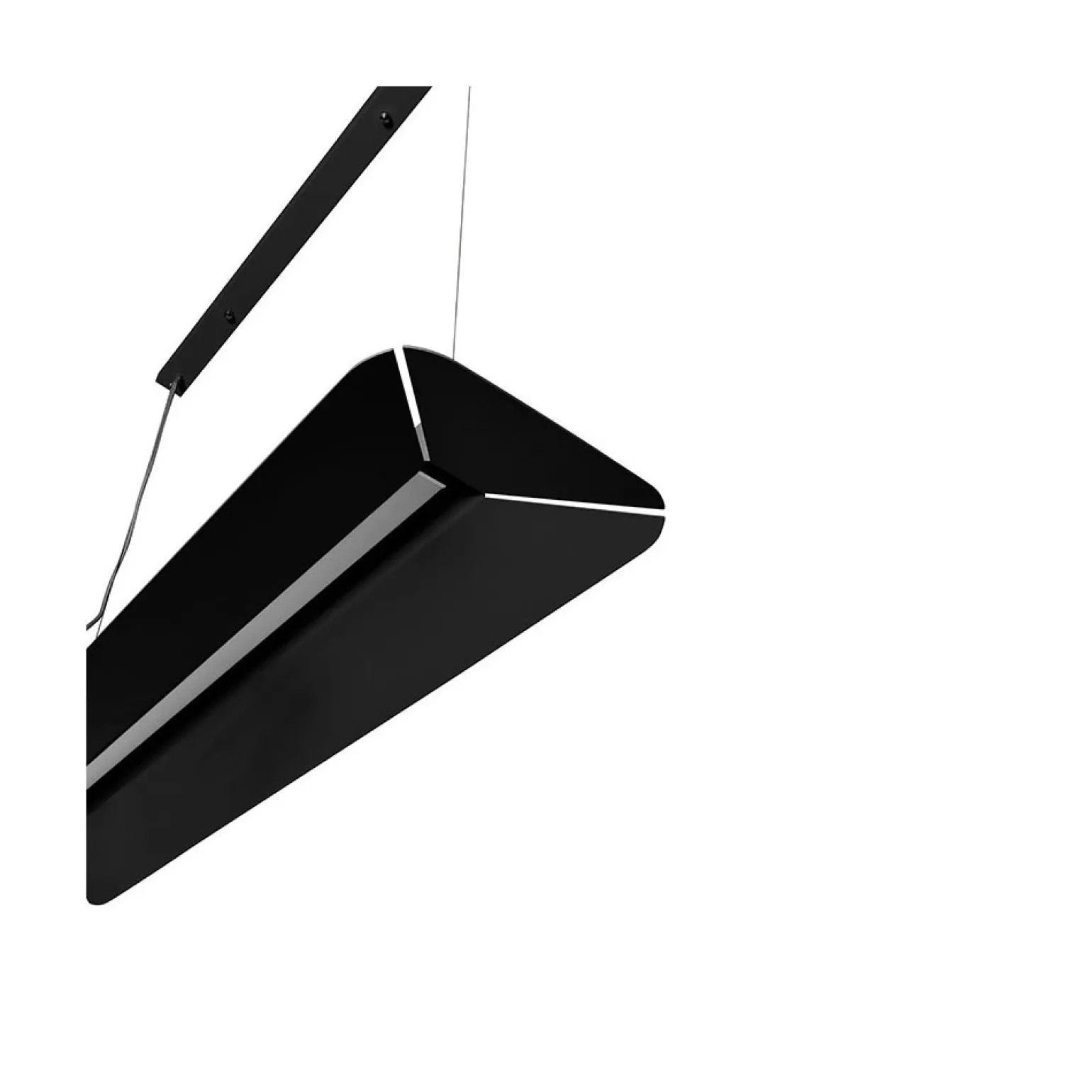 YOTTSU B czarna sufitowa lampa wisząca (YOB622P02) - Ummo