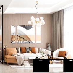 Żyrandol 15 pł. SATELITE PLUS (5048) - Argon