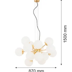 Żyrandol 15 pł. SATELITE PLUS (5048) - Argon