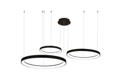Żyrandol AGNES PENDANT 38+58+78 DIMM CCT SWITCH BK (AZ5024) - Azzardo