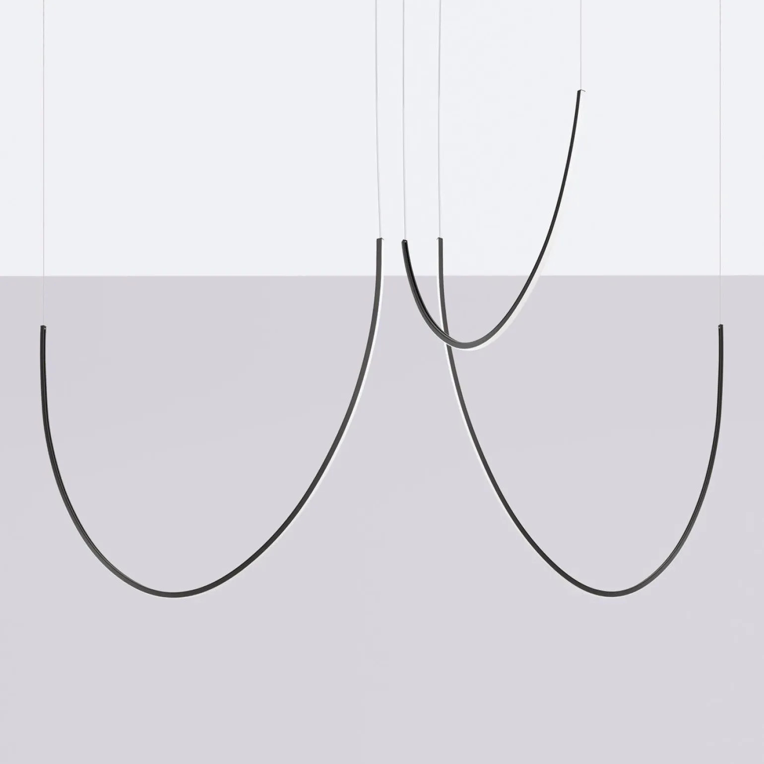 Żyrandol ALVAR 3 czarny LED 3000K (TH.547) - Thoro Lighting