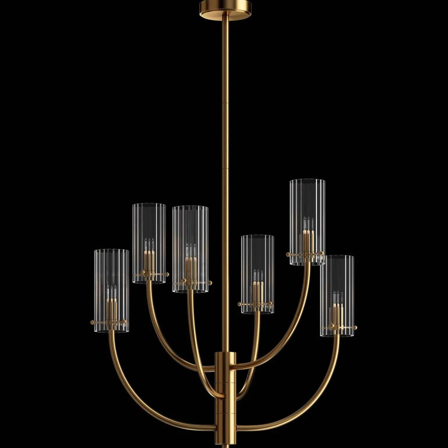 Żyrandol Arco Kol. Brąz (MOD223PL-06BS) - Maytoni