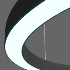 Żyrandol Aurum M Zmienna Barwa Światła LED czarny (PL0116-90-CCT-BK) - Yaskr