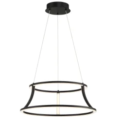 Żyrandol Cadoux - Matowa czerń (QN-CADOUX-P-BK) - Quintiesse