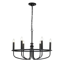 Żyrandol Capitol Hill (KL-CAPITOL-HILL6-BLK) - Elstead Lighting