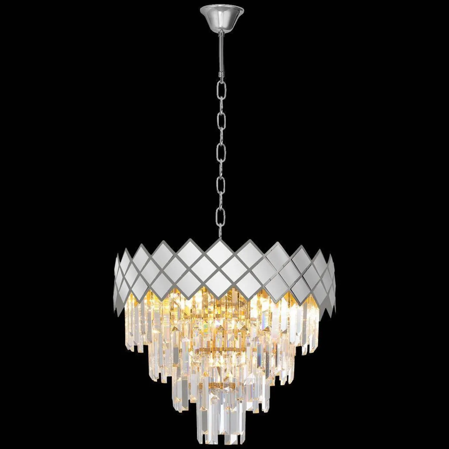 Żyrandol CARISMA CHROME 9 x E14 (ML8889) - Milagro