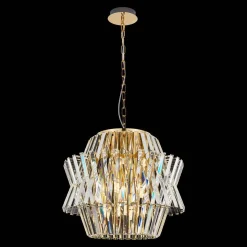 Żyrandol CROWN GOLD 12xE14 (ML0401) - Milagro