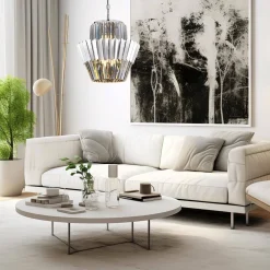 Żyrandol DONNA CHROME 9xE14 (ML0414) - Milagro