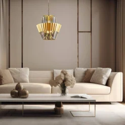 Żyrandol DONNA GOLD 9xE14 (ML0413) - Milagro