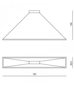 Żyrandol EDO LED duży (67030 - Ramk30 - żyrandol