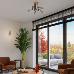 Żyrandol EMBER 5 czarny (SL.1478) - Sollux Lighting