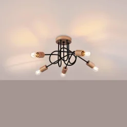 Żyrandol EMBER 5 czarny (SL.1478) - Sollux Lighting