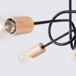 Żyrandol EMBER 5 czarny (SL.1478) - Sollux Lighting