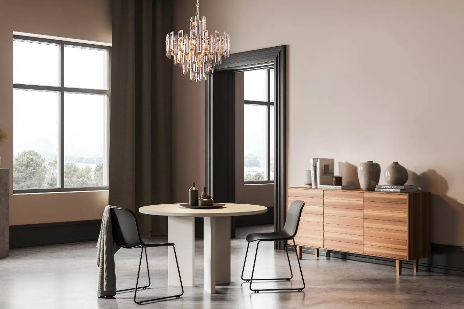 Żyrandol Flare Kol. Złoty (DIA200PL-06G) - Maytoni