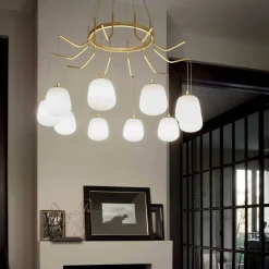 Żyrandol KAROUSEL Mosiądz (KAROUSEL_SP10) - Ideal Lux