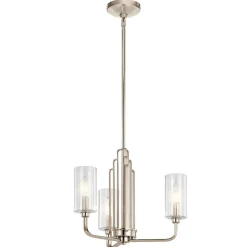 Żyrandol Kimrose - 3 źródeł światła - Polerowany nikiel (QN-KIMROSE3-PN) - Quintiesse