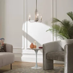 Żyrandol Kimrose - 3 źródeł światła - Polerowany nikiel (QN-KIMROSE3-PN) - Quintiesse