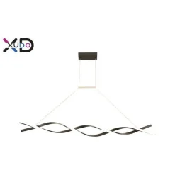 Żyrandol LED 37W 120cm 4000K czarny (XD-LA127B) - Xudo