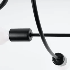 Żyrandol LEVAR 6 czarny (SL.1456) - Sollux Lighting