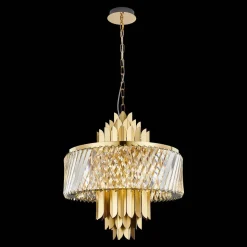 Żyrandol MARGOT GOLD 9xE14 (ML0409) - Milagro