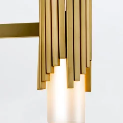 Żyrandol Marvele - 8 źródeł światła - Postarzany mosiądz (MARVELE8-AB-OPAL) - Elstead Lighting