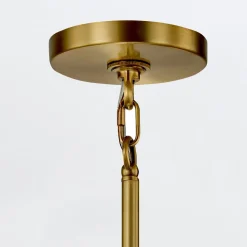 Żyrandol Marvele - 8 źródeł światła - Postarzany mosiądz (MARVELE8-AB-OPAL) - Elstead Lighting