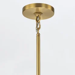 Żyrandol Marvele - 10 źródeł światła - Postarzany mosiądz (MARVELE10-AB-OPAL) - Elstead Lighting