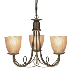 Żyrandol Minster (MN3-BLK-GOLD) - Elstead Lighting