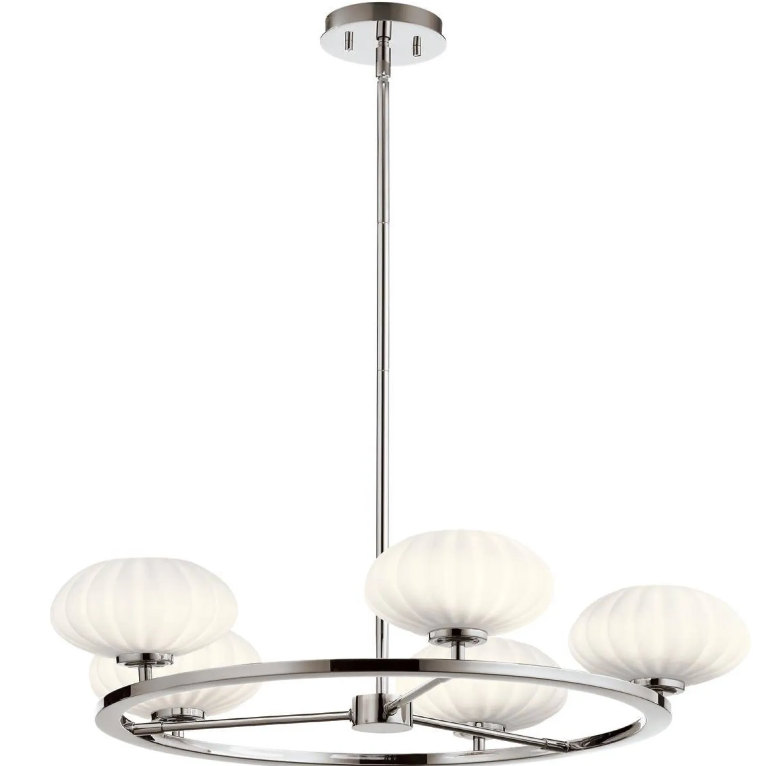 Żyrandol Pim - 5 źródeł światła - Polerowany chrom (QN-PIM5-PC) - Quintiesse