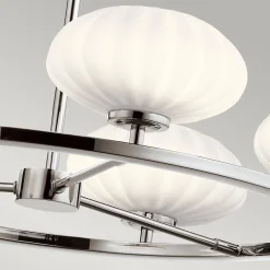 Żyrandol Pim - 5 źródeł światła - Polerowany chrom (QN-PIM5-PC) - Quintiesse