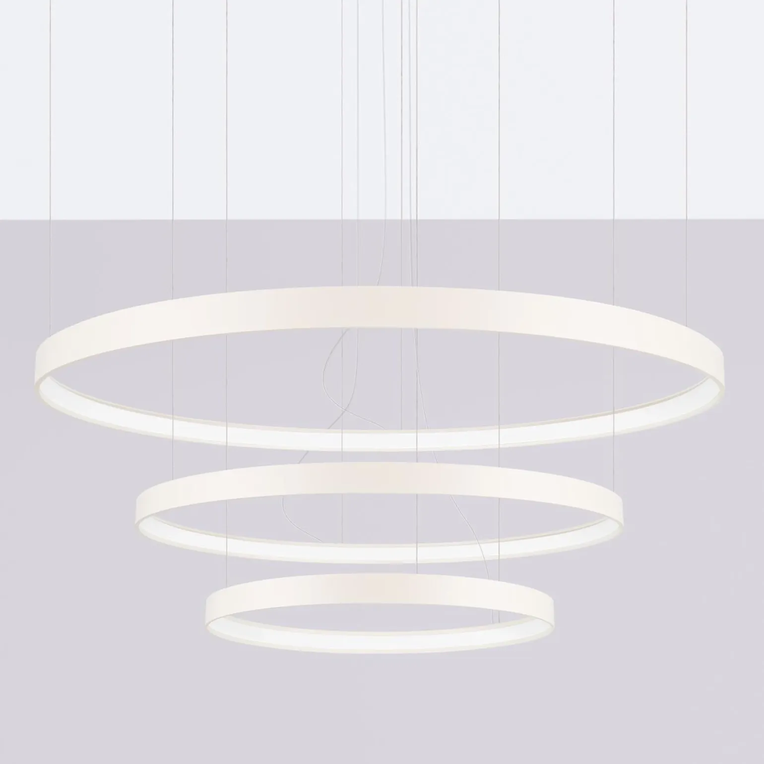 Żyrandol RIO 3 55/78/110 beżowy LED 3000K (TH.358) - Thoro Lighting