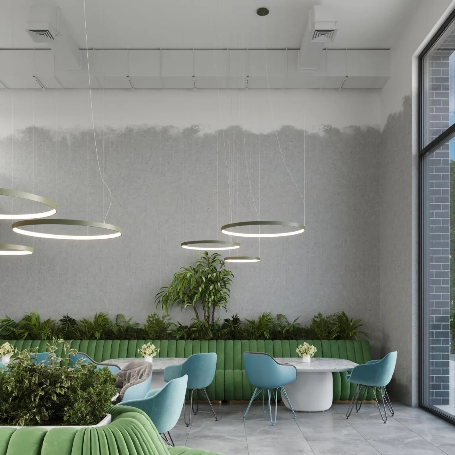 Żyrandol RIO 2 55/78 ochra czerwona LED 3000K (TH.401) - Thoro Lighting