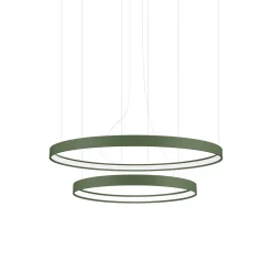 Żyrandol RIO 2 55/78 zielona oliwka LED 3000K (TH.379) - Thoro Lighting