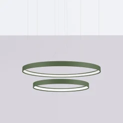 Żyrandol RIO 2 55/78 zielona oliwka LED 3000K (TH.379) - Thoro Lighting