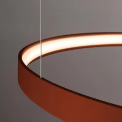 Żyrandol RIO 110 ochra czerwona LED 3000K (TH.397) - Thoro Lighting